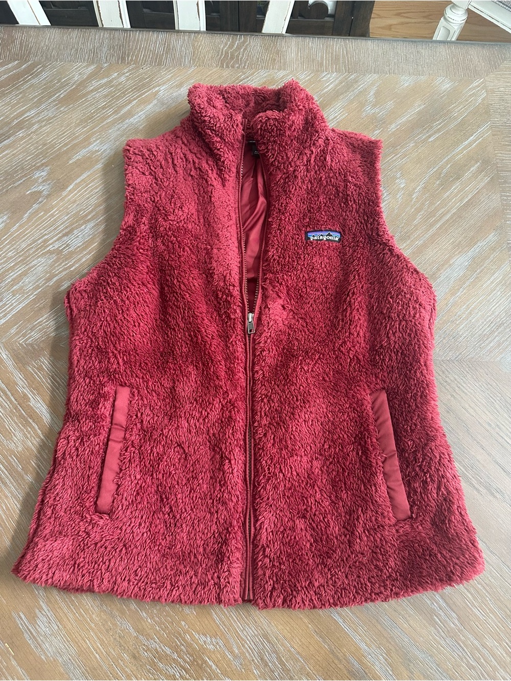 Patagonia Red Sherpa Fleece Vest